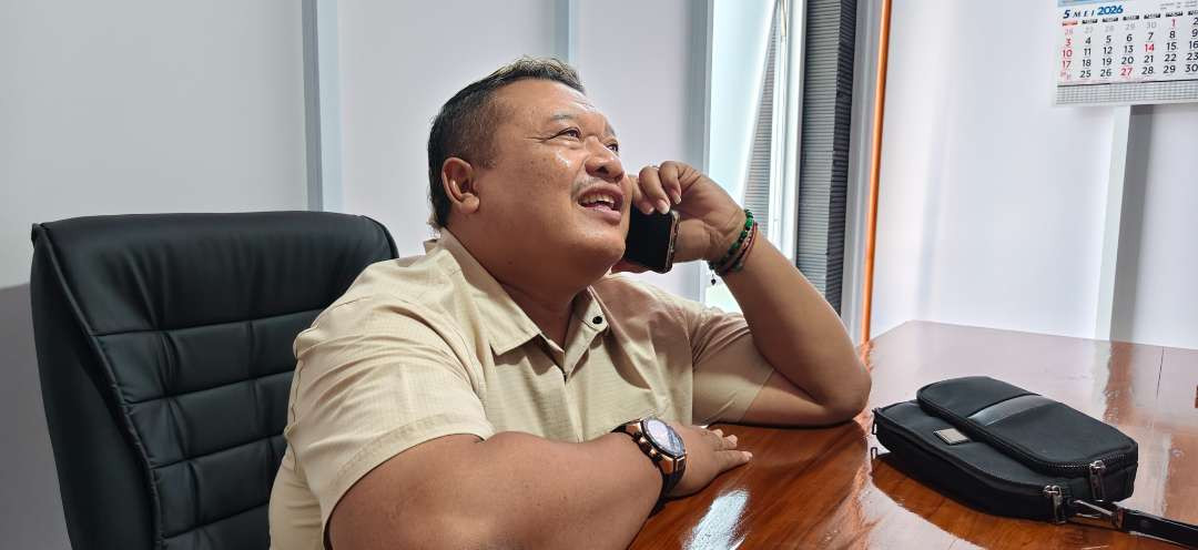 Ketua Fraksi PDI- Perjuangan DPRD Kota Kediri Sudjoko Adi Purwanto. (Foto:Fendi/Ngopibareng.id)