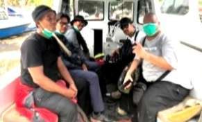 Lima  jurnalis dan dua awak kapal dilaporkan hilang kontak saat dalam perjalanan meliput erupsi  Gunung Anak Krakatau di Selat Sunda, hi ngga Rabu 9  September 2026 pagi, belum diketahui nasib dan keberadaannya.( Foto : istimewa