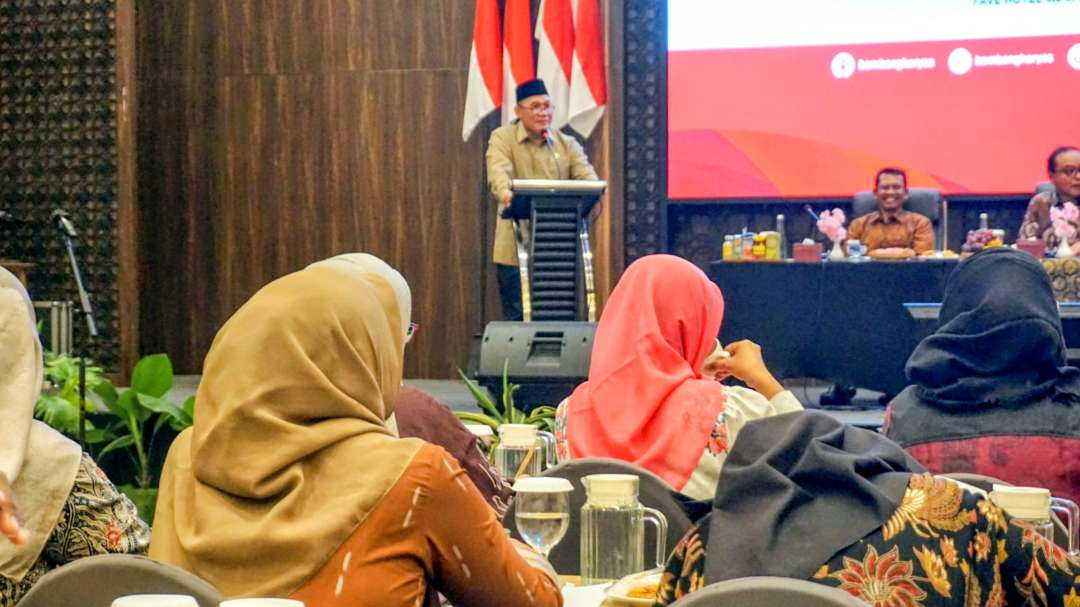 Sosialisasi Empat Pilar MPR-DPR RI di Sidoarjo. (Foto: Aini Arifin/Ngopibareng.id)